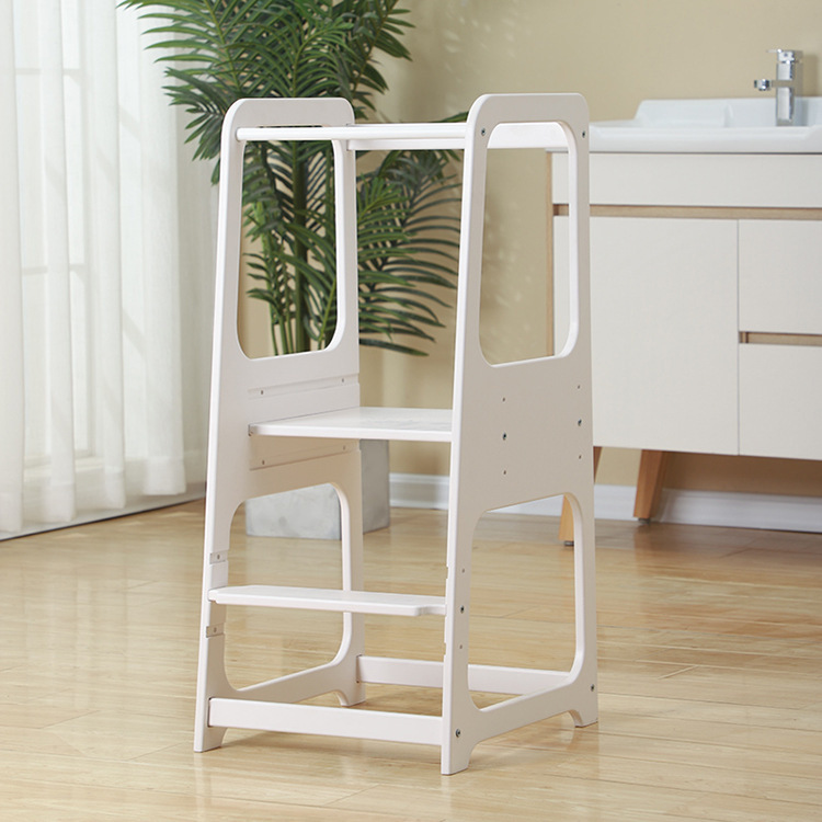 Toddler Kitchen Helper Montessori Learning Tower Step Stool Kid Foldable Learning Tower For Preschool Kids Learning