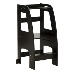 Adjustable Height Montessori Toddler Learning Tower Kitchen Step Stool Kids Wooden Kitchen Helper For Kids