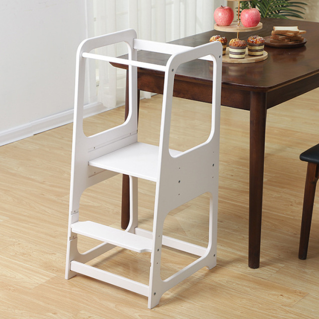Toddler Kitchen Helper Montessori Learning Tower Step Stool Kid Foldable Learning Tower For Preschool Kids Learning