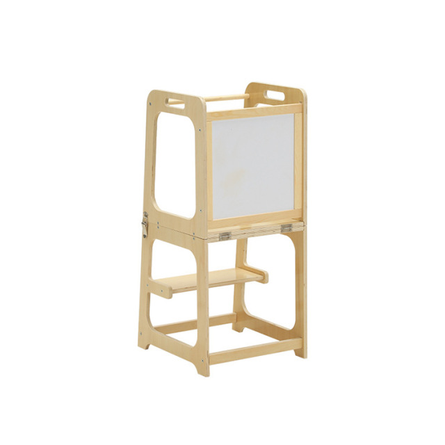 Adjustable Foldable Kids Wooden Hands Washing Stool Montessori Learning Tower Children Kitchen Helper For Home