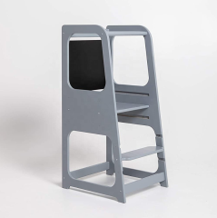 Kids Montessori Learning Tower Kitchen Step Stools Tools Living Room Furniture Wooden Learning Tower Adjustable Height