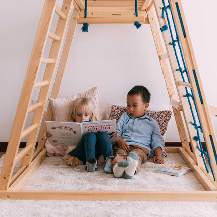 Climbing Frame Playground Kids Indoor Triangle Climbing Gym Frame Preschool Furniture Climbing Toys Climbing Triangle Frame