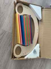 Hot Sell Indoor Baby Wooden Sofa Rocking Bed Furniture Indoor Kids Rocker Sleep Wood Bouncer Board Rocking Chair