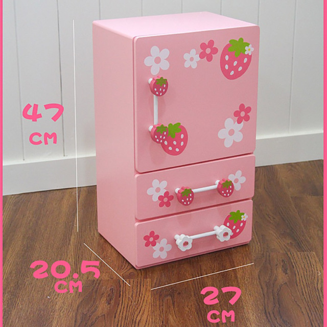 Kids Wooden Kitchen Toy Furniture Toy Diversity Refrigerator Model Pretend Games Furniture Toy Set For Kids
