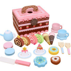 Starlink Role Play Wooden Toy Kitchen Play Set Child Pretend Furniture Funny Kids Kitchen Sets