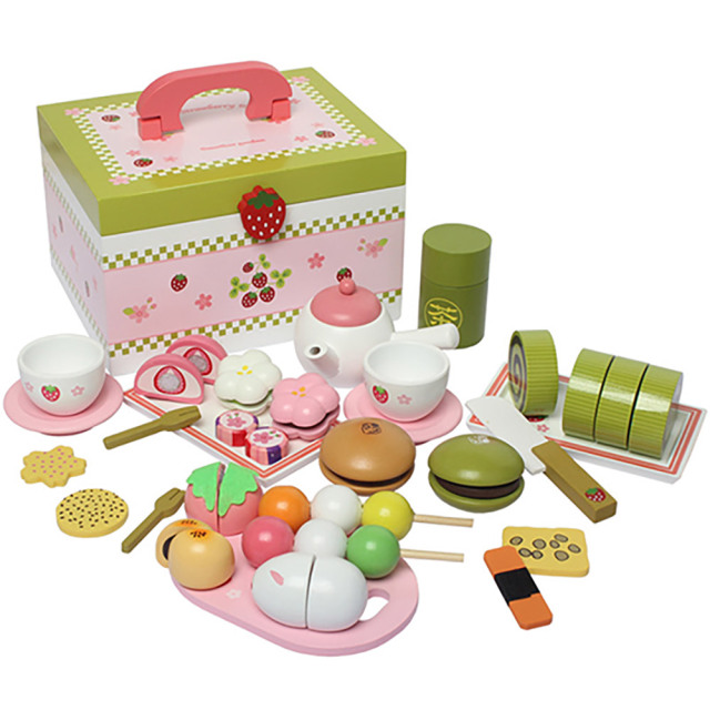 Starlink Play House Wooden Children's Simulation Kitchen Toy Wooden Girl For Kids Pretend Toys