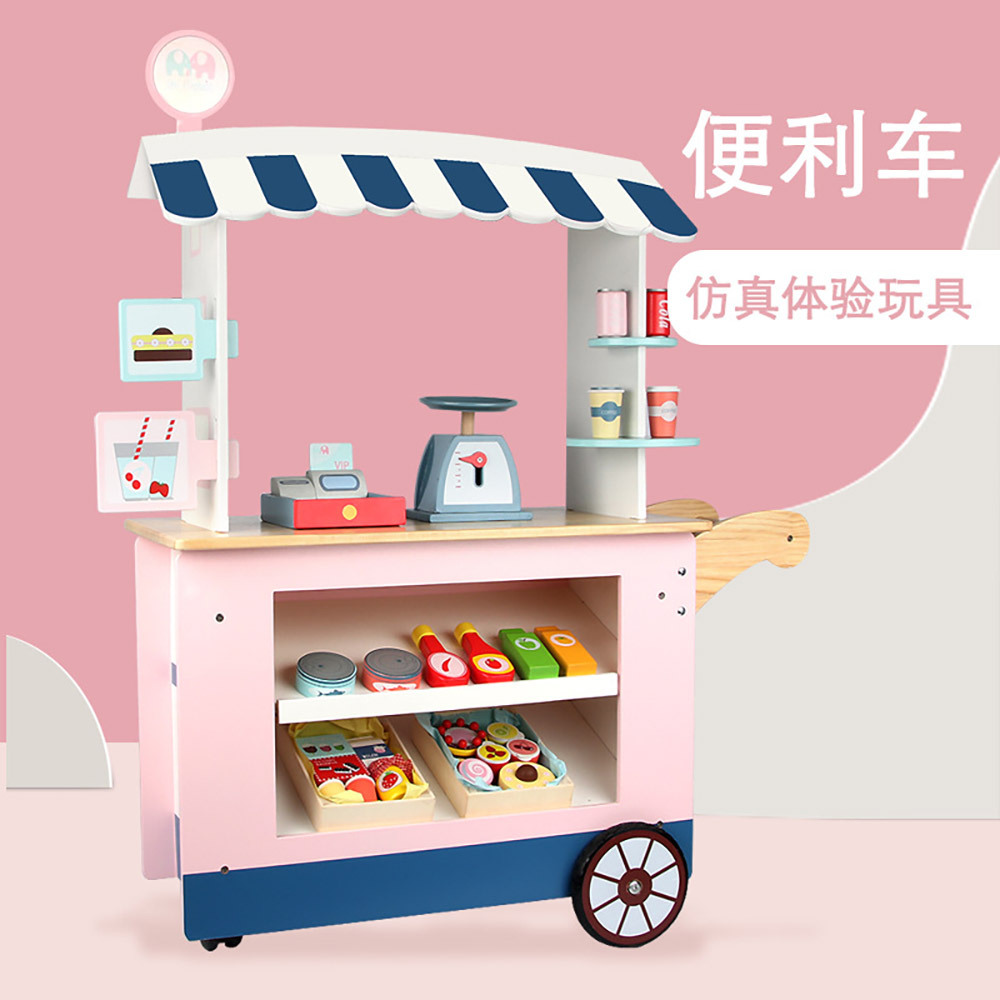 Role Play Toys Salesman Plays Wooden Toys Store Of Nursery Pretend Furniture