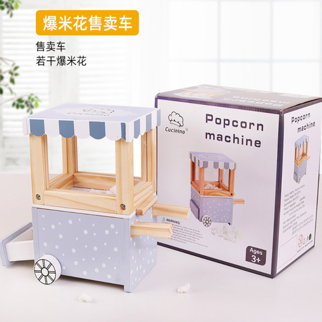 Baby Toy selling Trolly Pretend Supermarket Toys Play Set Kids Trolley Wooden Montessori Toys
