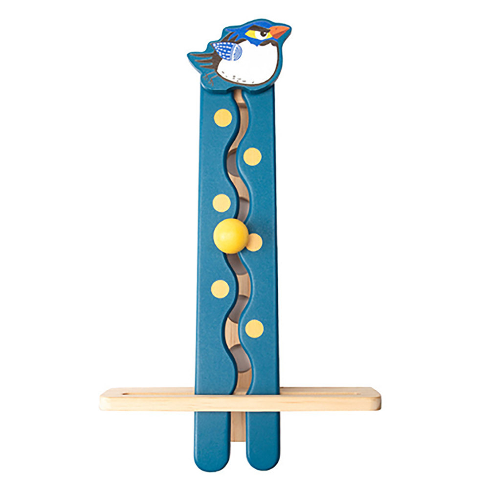 Wooden Roll Ball Game Kids Hand And Eye Coordination Training Toy Early Education Puzzle Clip Beads Toys
