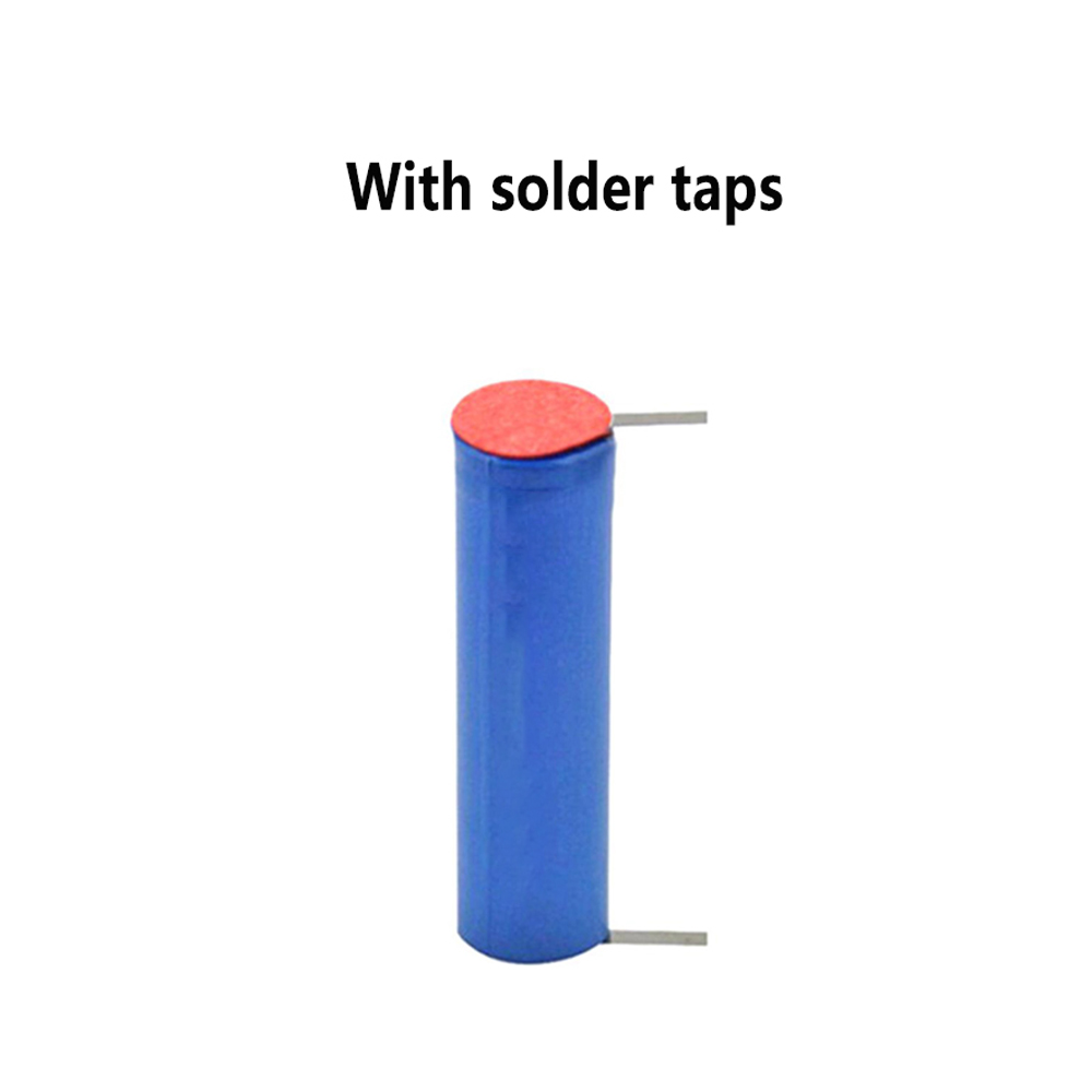 Battery cells 10150 to 32700 with solder tabs