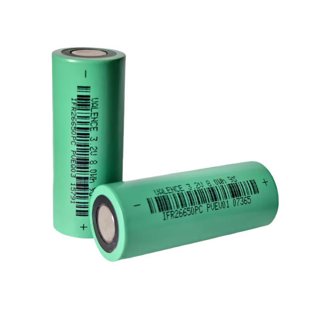 26650 2500mAh LiFePO4 battery 3.2V lithium iron phosphate cell