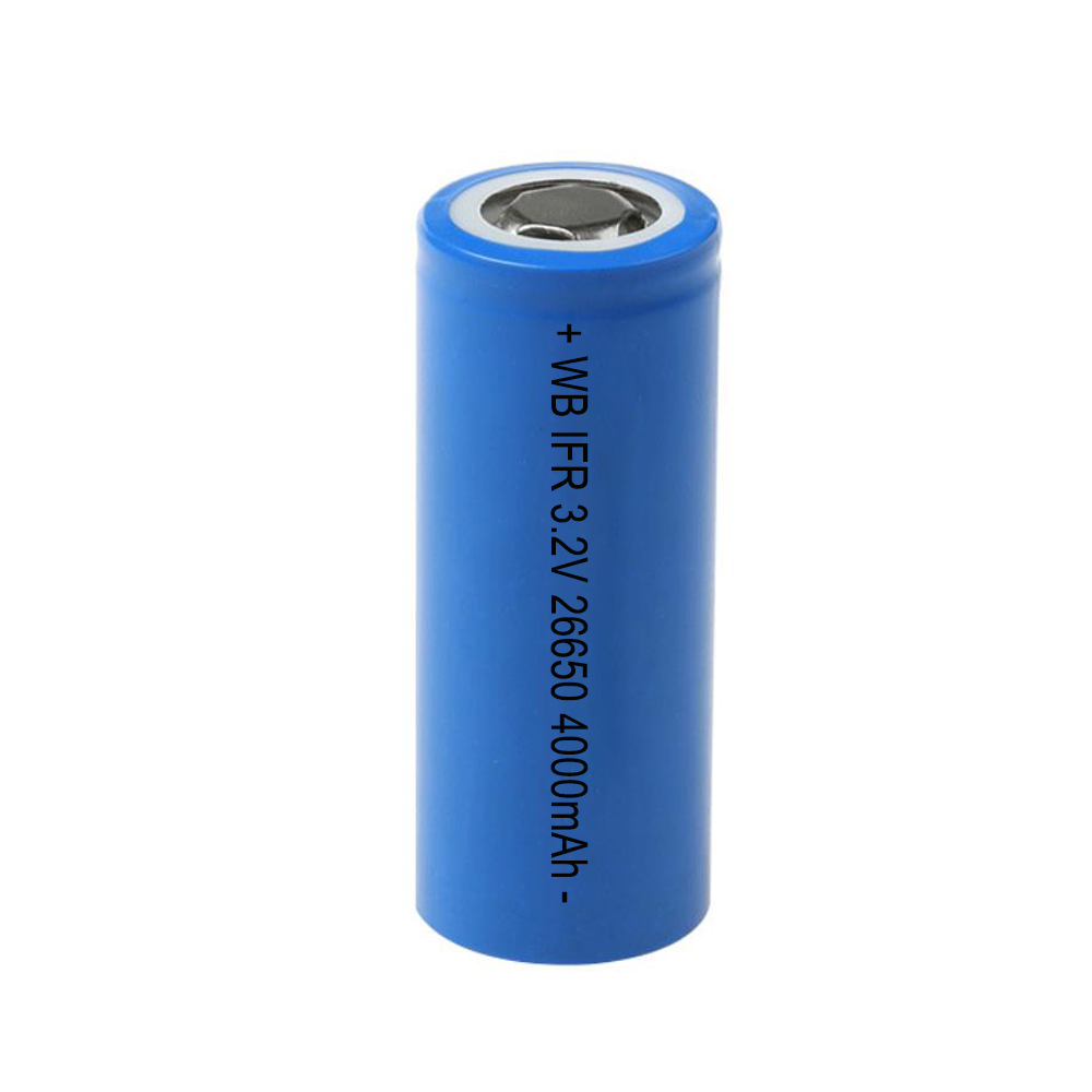26650 Battery with capacities of 3000mAh and 4000mAh 3.2V LiFePO4 rechargeable cells