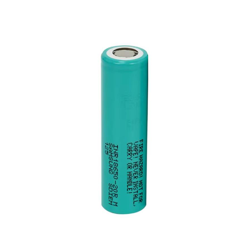 Samsung 20R 18650 2000mAh INR rechargeable lithium battery cell