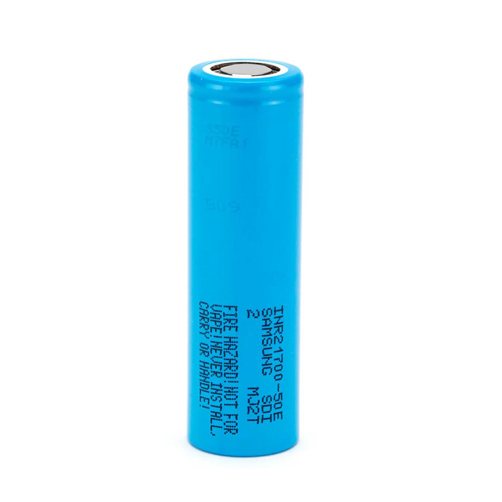 Samsung 50e 21700 battery 5000mAh 9.8A INR21700 high drain flat top cell for vape