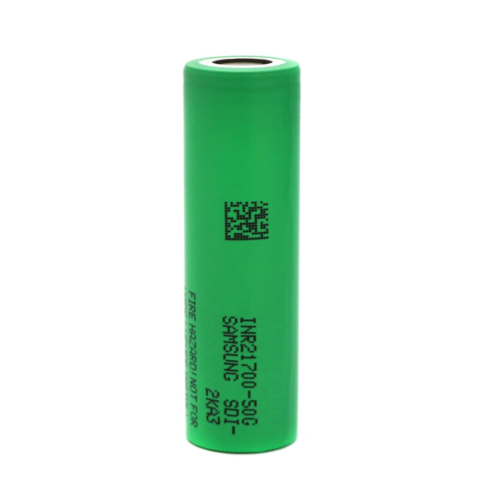 Samsung 50g 21700 battery 5000mAh 9.8A INR21700 high drain flat top cell for vape