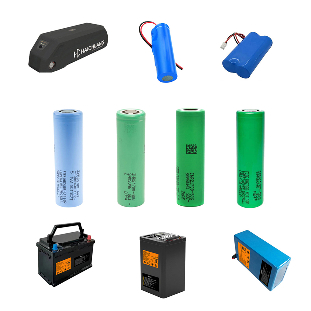 Samsung 21700 battery pack custom made with 30T, 40T, 48G, 50G, 50E, and 50S cells
