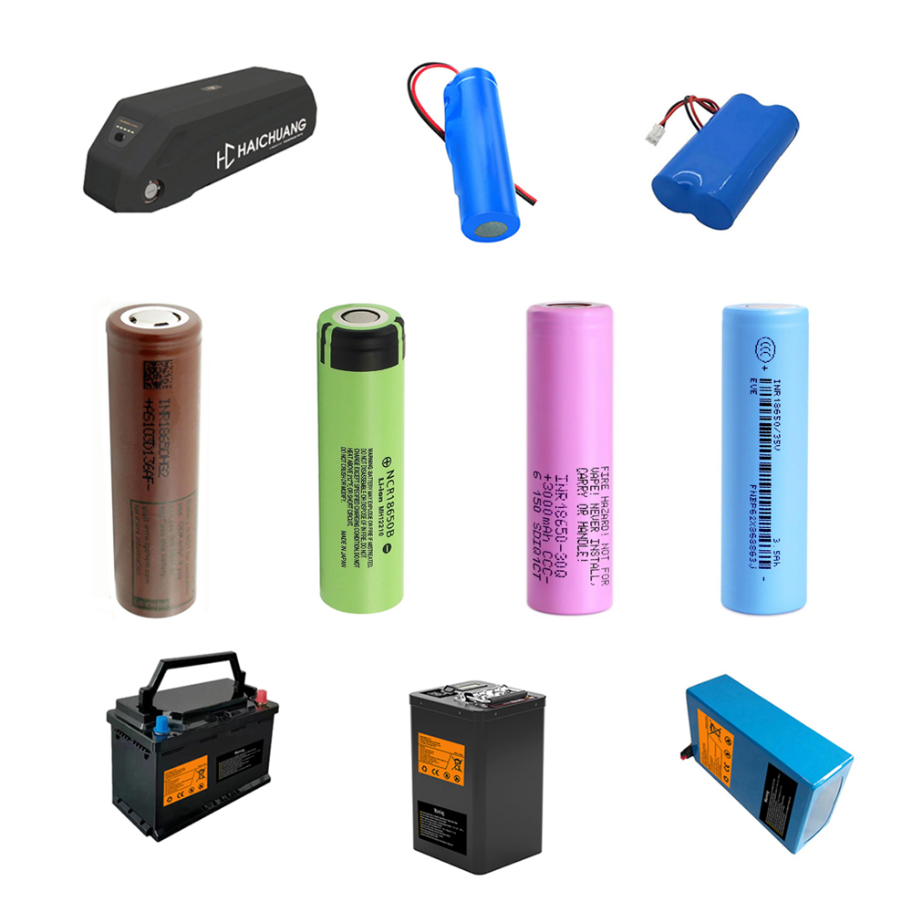 18650 battery pack lithium rechargeable