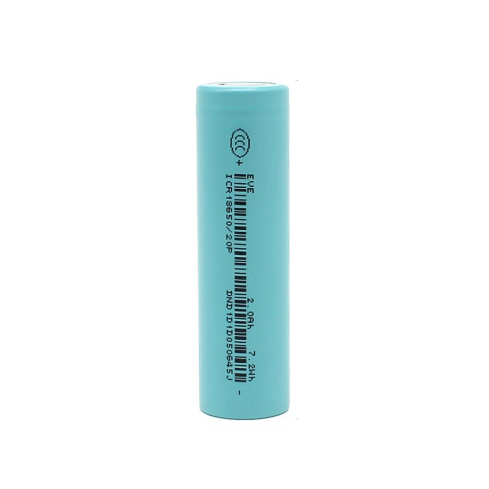 eve 20p 18650 2000mAh 30a rechargeable high drain flat top battery cell 3.7V for vape