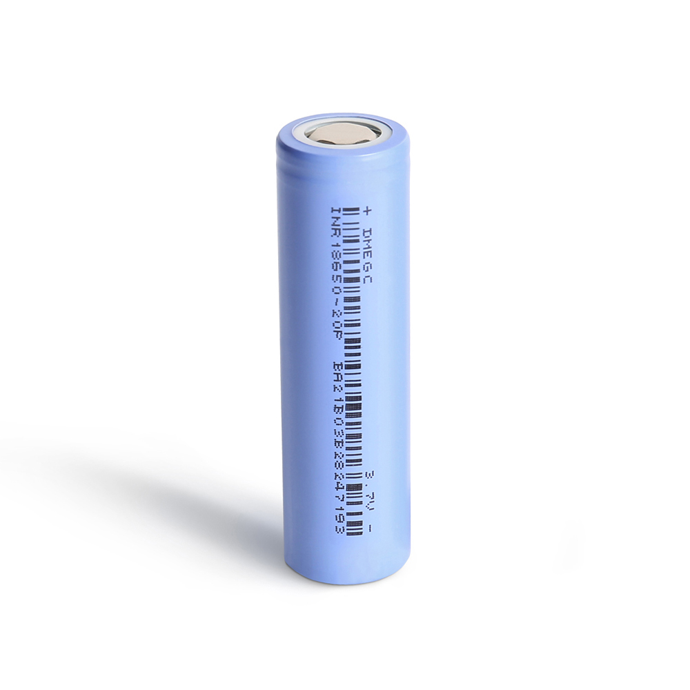 dmegc 20p 18650 2000mah battery cell 20a high drain flat top for vape