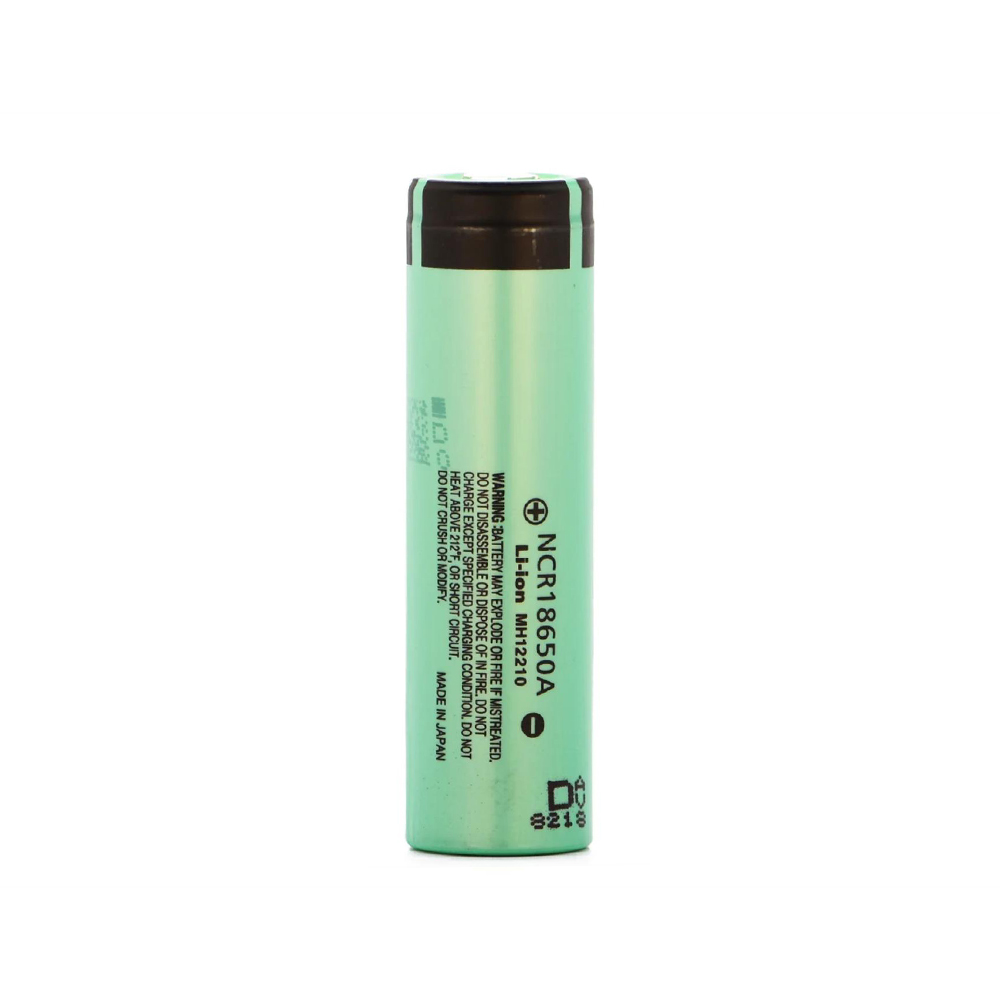 panasonic ncr18650a 18650 3100mah battery cell 6.2a flat top for vape