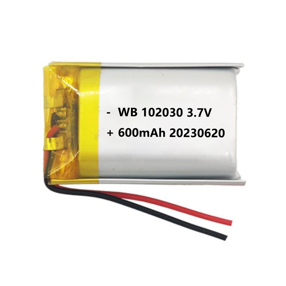 102030 battery lipo 600mAh 3.7v lithium polymer rechargeable cell