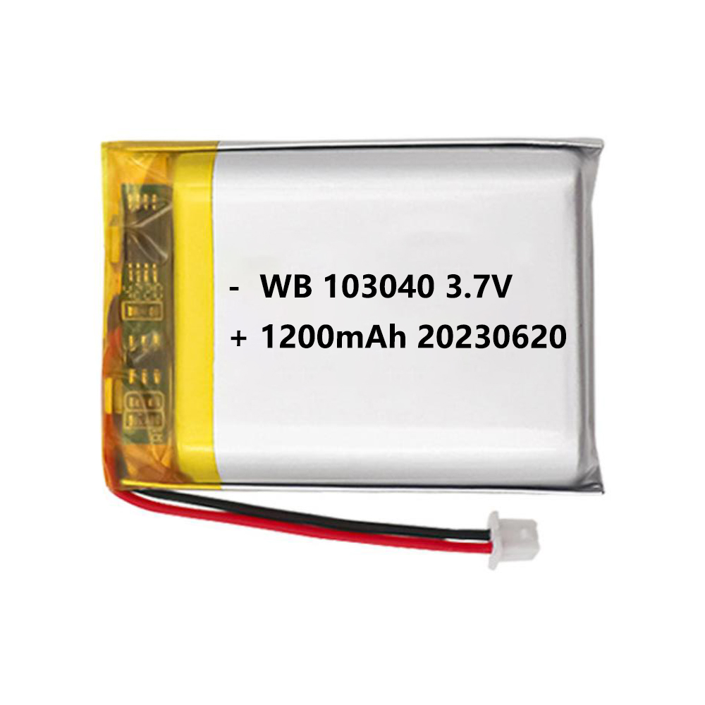 103040 battery lipo 1200mAh 3.7v lithium polymer rechargeable cell