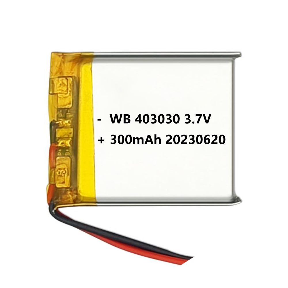403030 battery lipo 300mAh 3.7v lithium polymer rechargeable cell