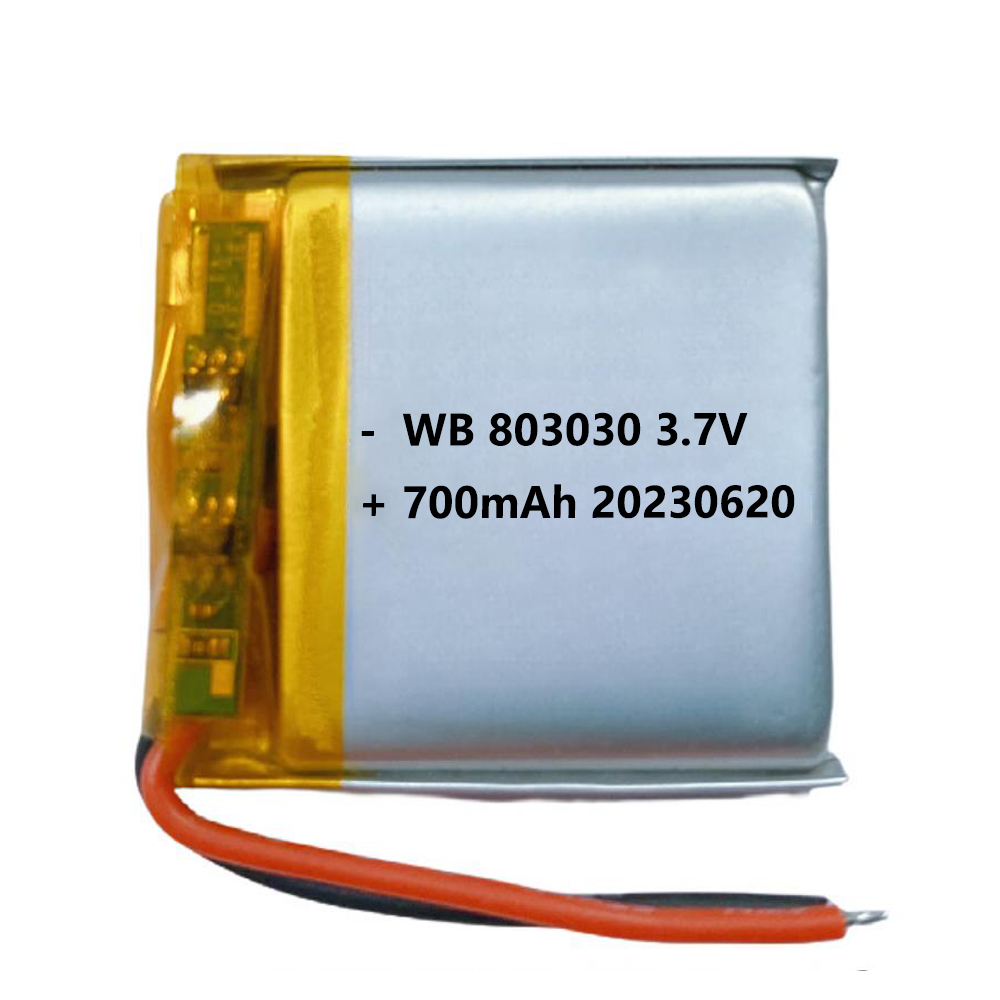 803030 battery lipo 700mAh 3.7v lithium polymer rechargeable cell