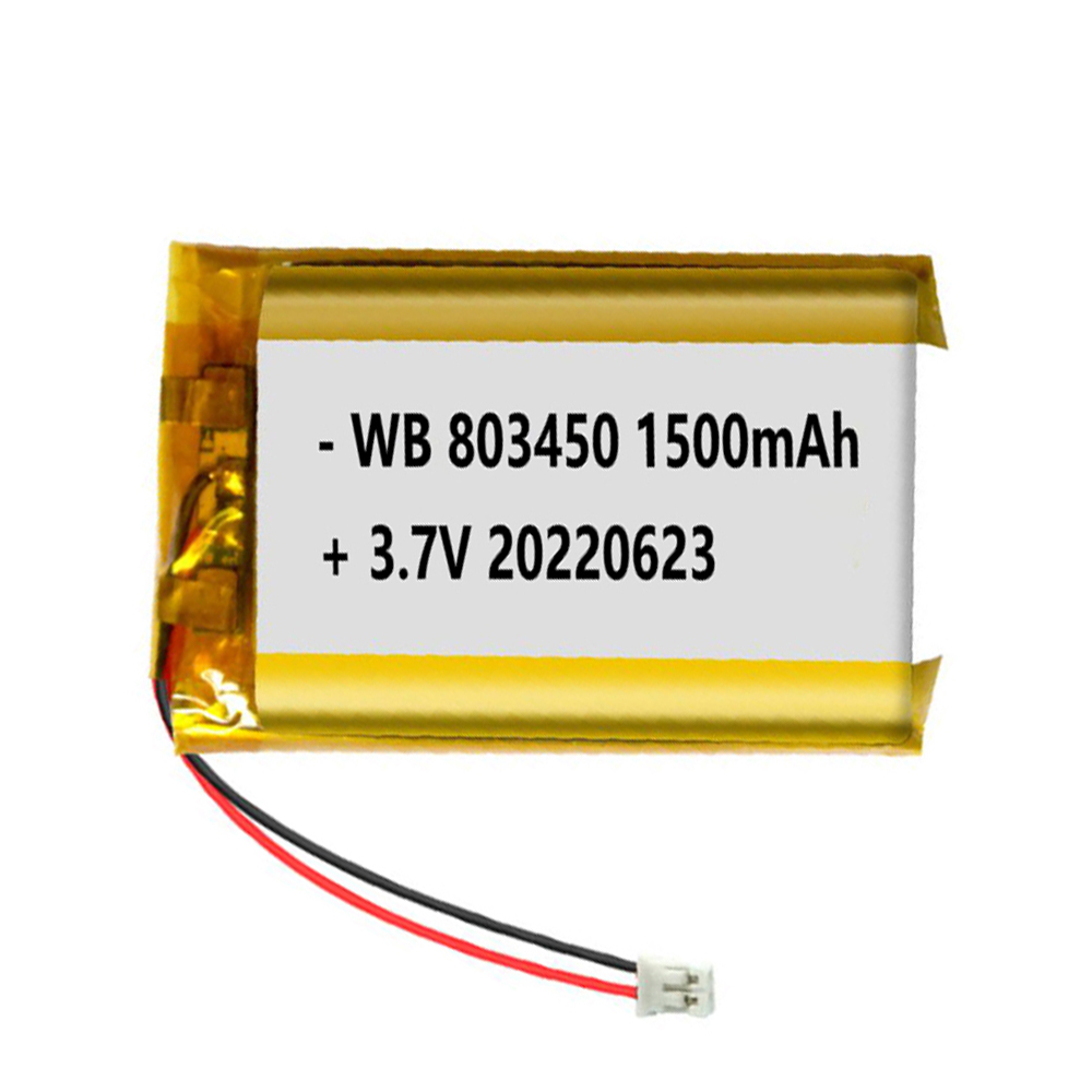 803450 battery lipo 1500mAh 3.7v lithium polymer rechargeable cell