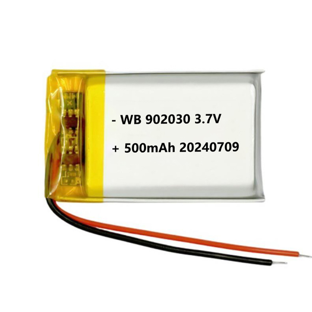 902030 battery lipo 500mah 3.7V lithium polymer rechargeable cell