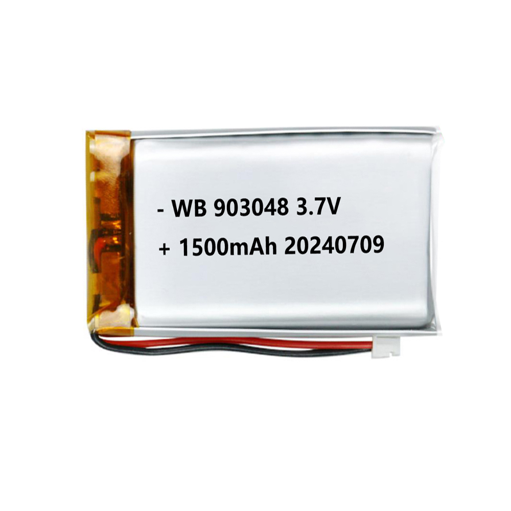 903048 battery lipo 1500mah 3.7V lithium polymer rechargeable cell