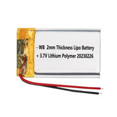 2mm thick 3.7v lipo battery models 203240 200mah, 2684102 2900mah, 2988128 5000mah and more lithium polymer cell 