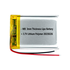 3mm thick 3.7v lipo battery models 302825 215mah, 366279 2500mah, 3987118 6000mah and more lithium polymer cell 