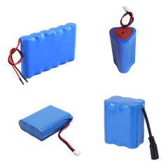 11.1v rechargeable Li-ion battery pack with popular capacities 1000mAh, 1100mah, 1200mah, 1300mah, 1400mah, 1500mah, and 1600mAh