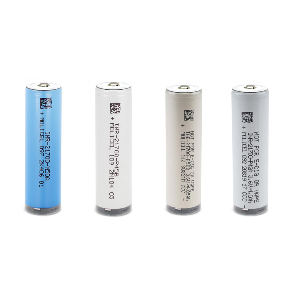 Molicel 21700 Battery Cells | P42A, P45B, P50B and M50A