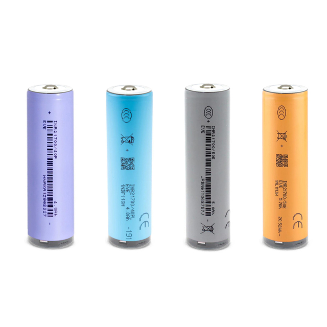 EVE 21700 Battery Cells | 40P, 40PL, 50E and 58E