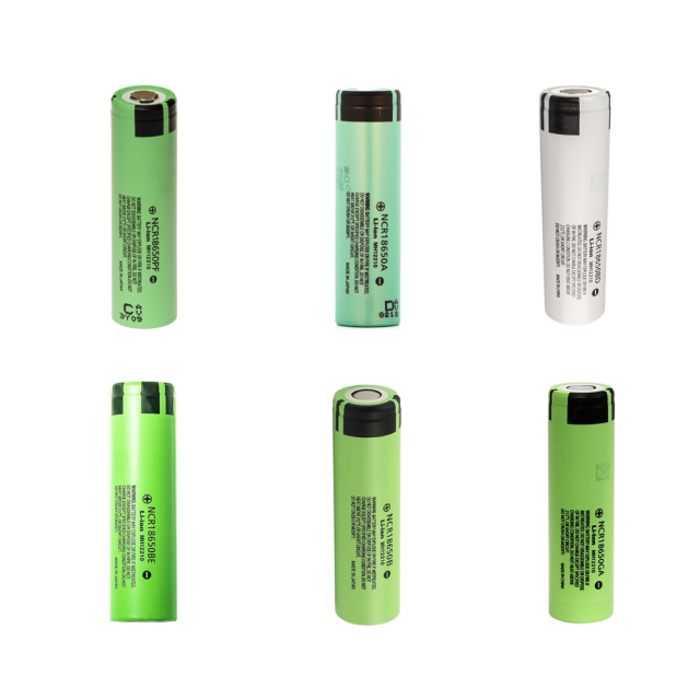 panasonic 18650 3.7V lithium battery cell for vape, flashlight, genuine INR ICR Li-ion