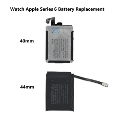 Apple Watch Series 6 (S6, Gen 6th) replacement battery, new lithium backup, best iPhone watch option