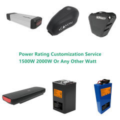 52V 1000W 1500W 2000W 3000W lithium ebike battery for electric bicycle