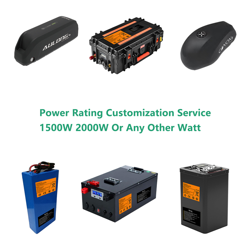 72V 1000w 1500w 2000w 3000w 4000w 5000w 7200w 8000w lithium and LiFePO4 battery