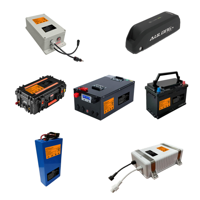 Custom 24V lithium and LiFePO4 rechargeable battery pack