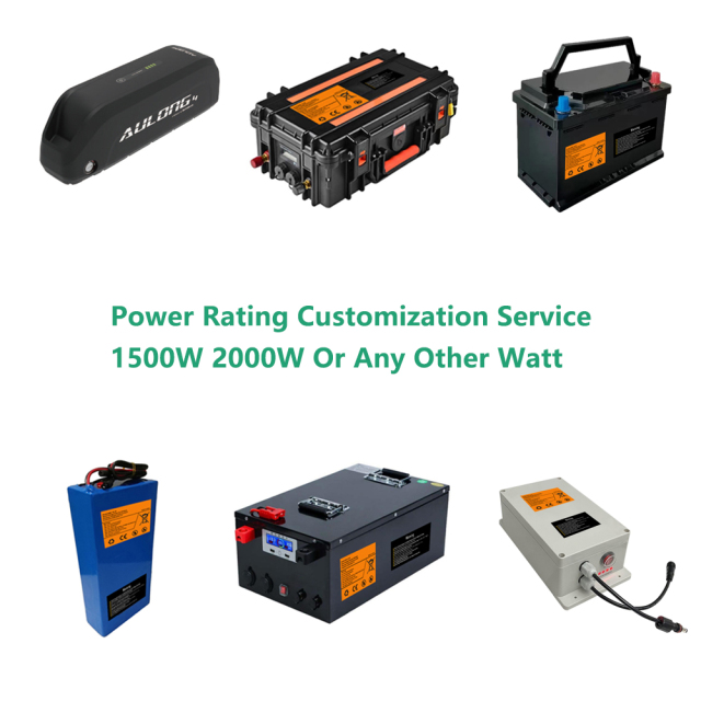 24V 250W 350W 500W 450W 5KW 12.5KW lithium and LiFePO4 battery