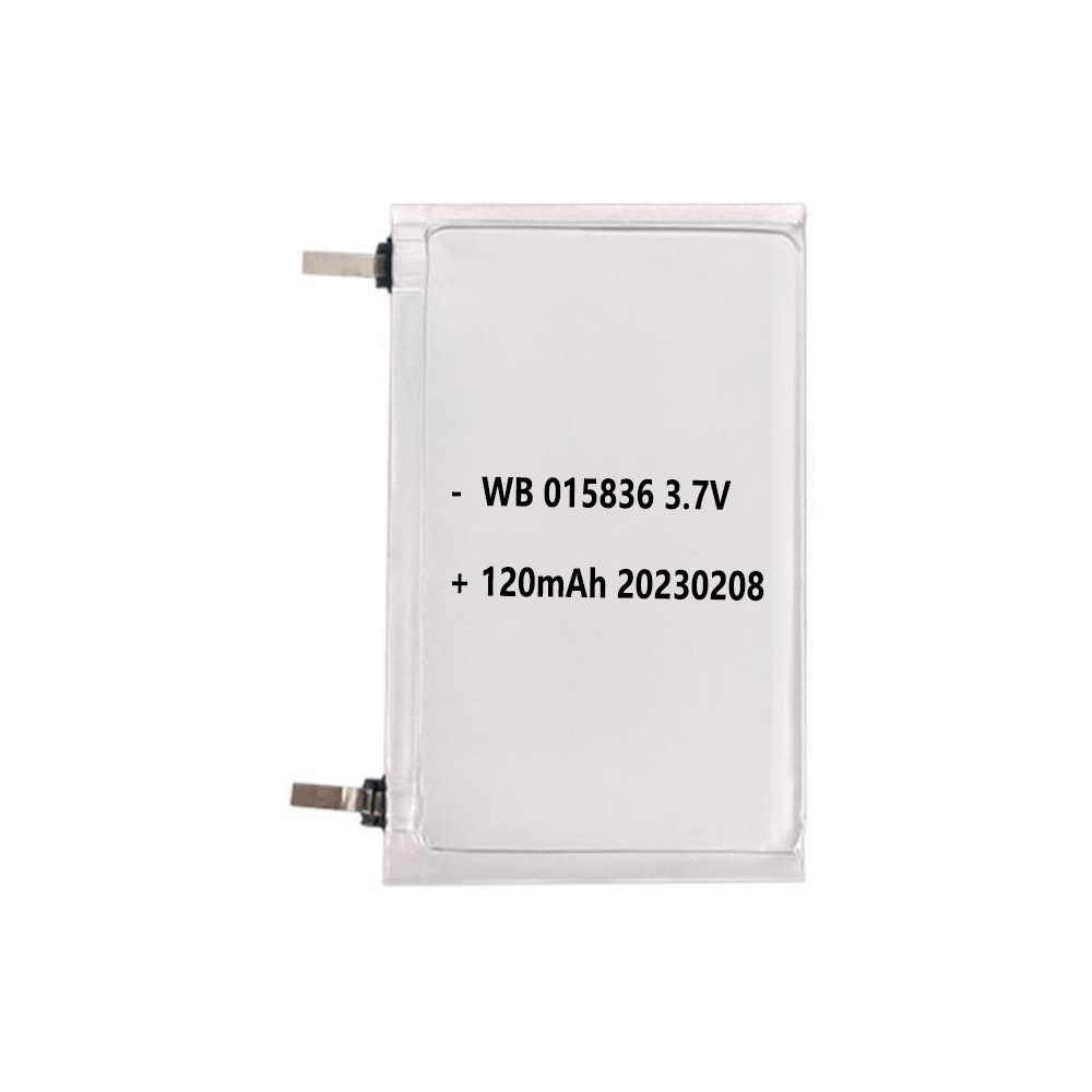 015836 Ultra Thin LiPo Battery 120mAh 3.7V Lithium Polymer