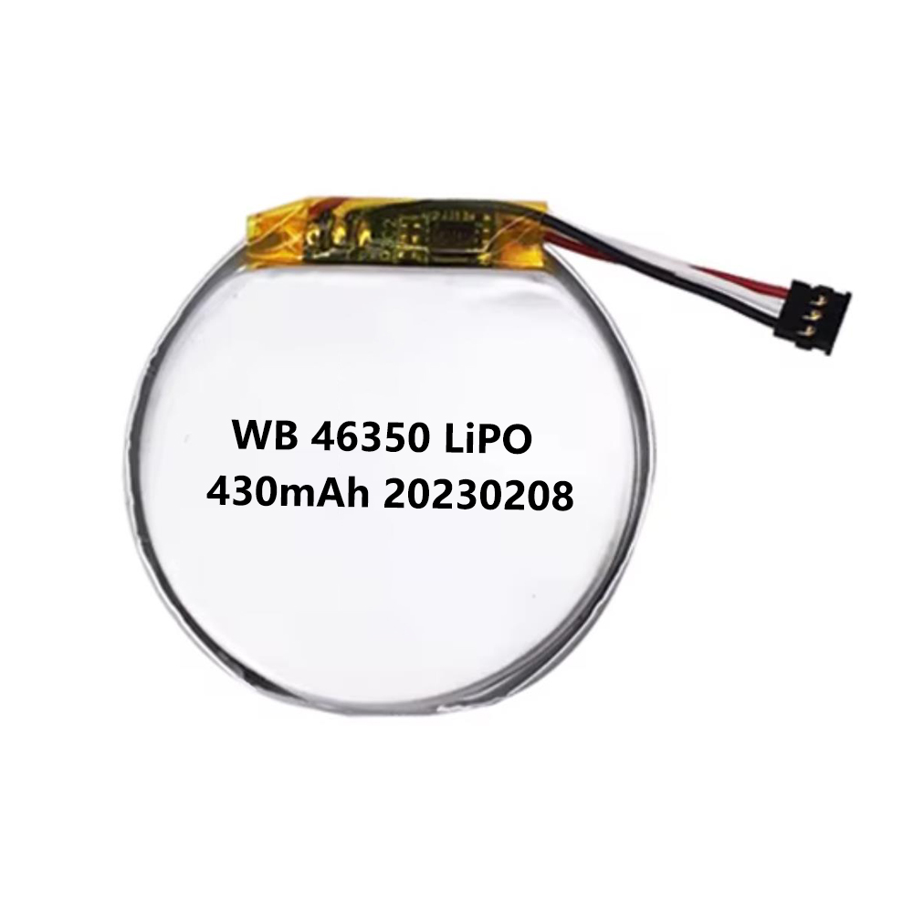 46350 430mAh Round LiPo Battery