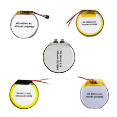 Round LiPo Battery with Voltage 3.7V 3.8V and 3.85V 