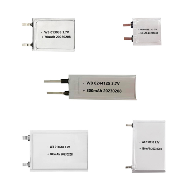 Ultra Thin LiPo Battery with Voltage 3.7V 3.8V and 3.85V 