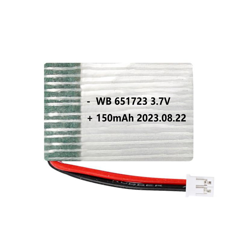 3.7V 1S 651723 150mAh RC Drone LiPo Battery 20C Compatible with Sky Viper and TopVision X34