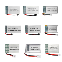 3.7V 1S Drone LiPo Battery - Best 3.7 Volt RC Car Lithium Polymer Pack for Helicopter and Quadcopter