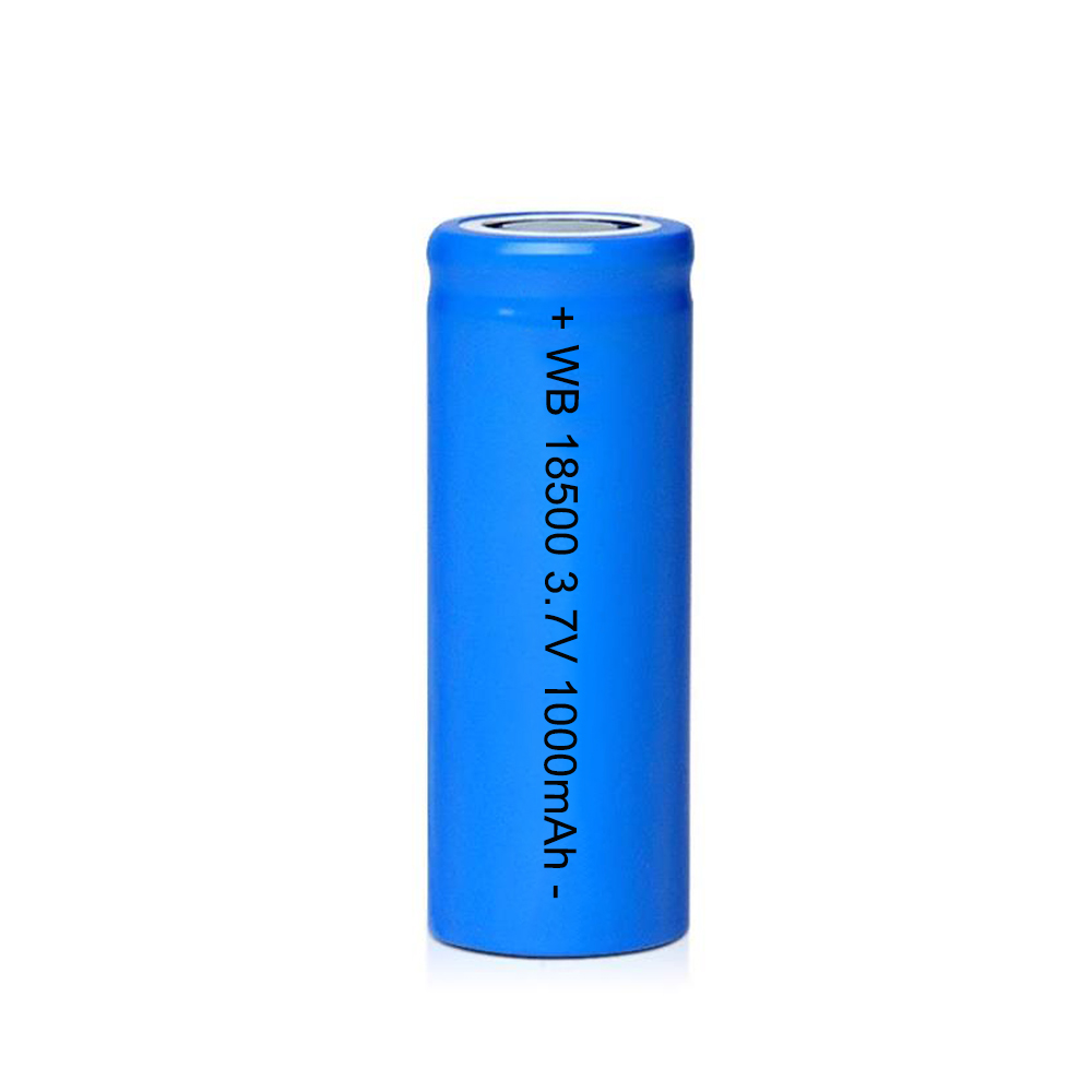 18500 1000mah battery 3.7V lithium