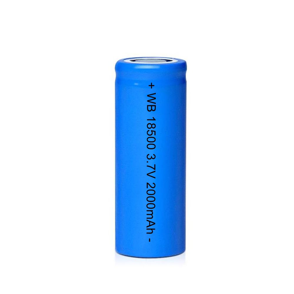 18500 2000mah battery 3.7V lithium